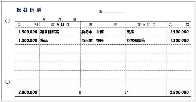 1か月目の処理